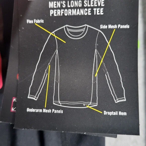 Realtree Long Sleeve Performance Hunting Tee Shirt Mens Small Black, Camo UPF 30 - Picture 3 of 16